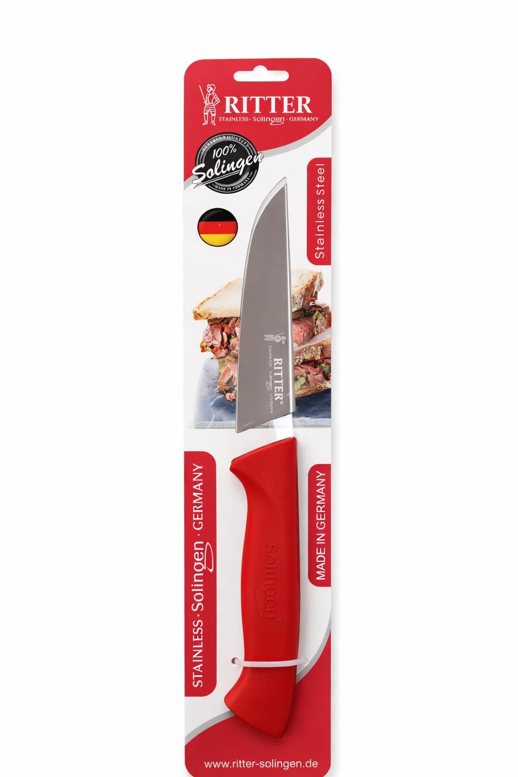 SOLİNGEN DOĞRAMA BIÇAĞI KIRMIZI (25 CM)